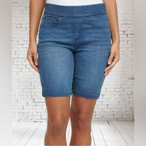 DKNY Jeans Pull‑On Bermuda Shorts | XXL NWT | Modern Ease + Everyday Stretch